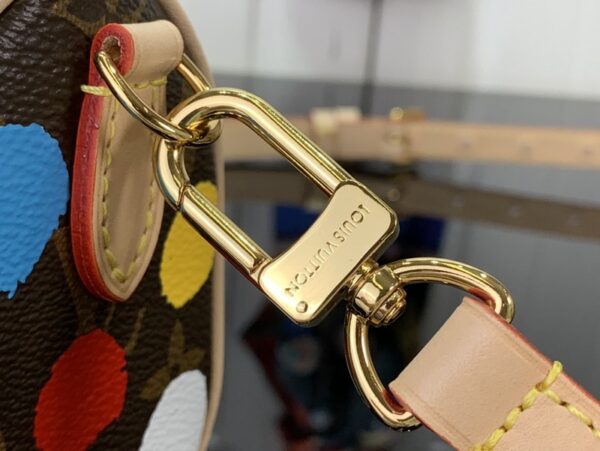 1:1 Replica Louis Vuitton LV LV x YK Nano Speedy Brown Vibrant Bag For Women M81979 - 16cm/ 6.3in