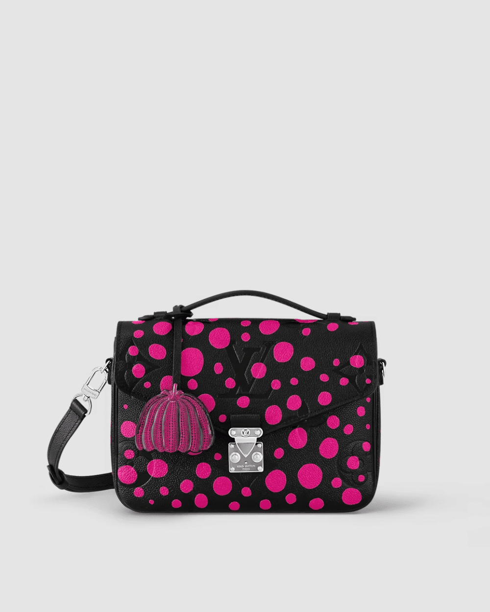 1:1 Replica Louis Vuitton LV LV x YK Pochette Métis Black And Pink Vibrant Bag For Women M46420 - 9.8in/ 25cm