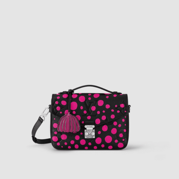 1:1 Replica Louis Vuitton LV LV x YK Pochette Métis Black And Pink Vibrant Bag For Women M46420 - 9.8in/ 25cm