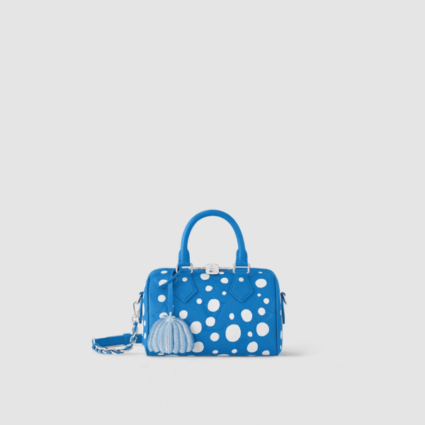 1:1 Replica Louis Vuitton LV LV x YK Speedy Bandoulière 20 Blue Exclusive Bag For Women M46425 -  8.1in/ 20.5cm