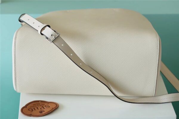 1:1 Replica Louis Vuitton LV Marelle MM Epi White Luxury Bag For Women -  11.8in/30cm