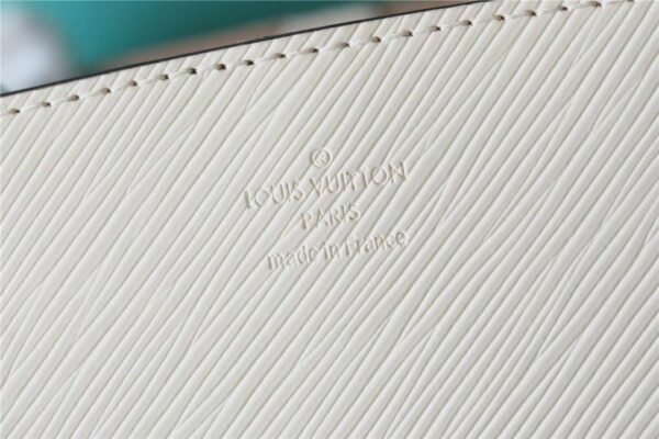 1:1 Replica Louis Vuitton LV Marelle MM Epi White Luxury Bag For Women -  11.8in/30cm