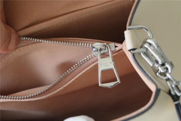 1:1 Replica Louis Vuitton LV Marelle MM Epi White Luxury Bag For Women -  11.8in/30cm