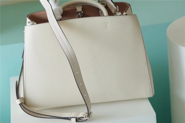 1:1 Replica Louis Vuitton LV Marelle MM Epi White Luxury Bag For Women -  11.8in/30cm