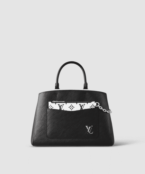 1:1 Replica Louis Vuitton LV Marelle Tote MM Epi Leather Black/Brown/Blue/Beige Luxurious Bag For Women M59954 - 11.8in/30cm