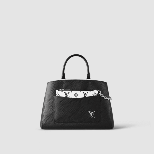 1:1 Replica Louis Vuitton LV Marelle Tote MM Epi Leather Black/Brown/Blue/Beige Luxurious Bag For Women M59954 - 11.8in/30cm