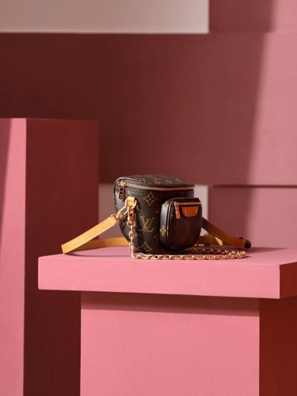 1:1 Replica Louis Vuitton LV Mini Bumbag Monogram Canvas Luxury Bag For Women M82335 - 17cm / 6.7 in