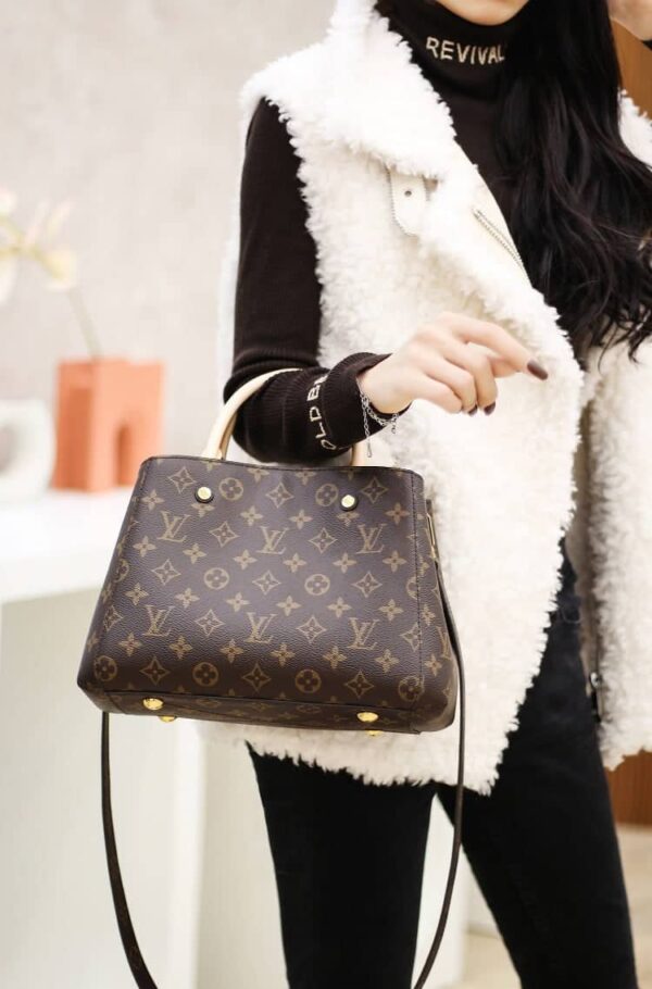 1:1 Replica Louis Vuitton LV Montaigne BB Monogram Canvas Luxury Bag For Women M41055 - 11.4in/29cm