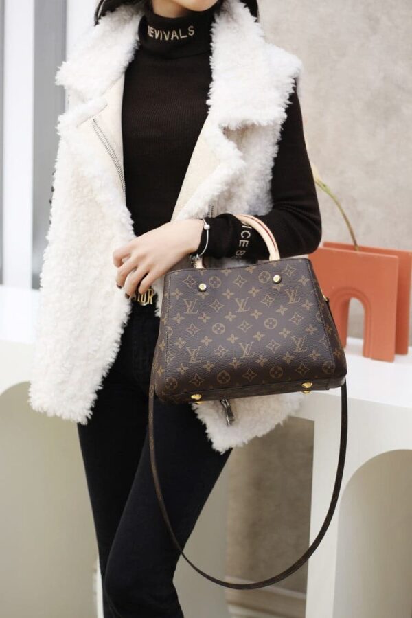 1:1 Replica Louis Vuitton LV Montaigne BB Monogram Canvas Luxury Bag For Women M41055 - 11.4in/29cm
