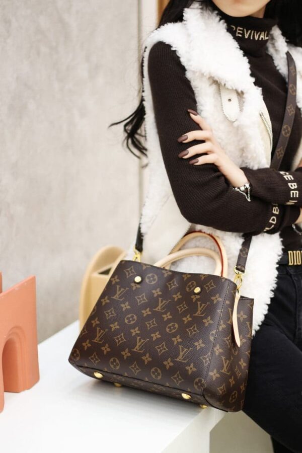 1:1 Replica Louis Vuitton LV Montaigne BB Monogram Canvas Luxury Bag For Women M41055 - 11.4in/29cm
