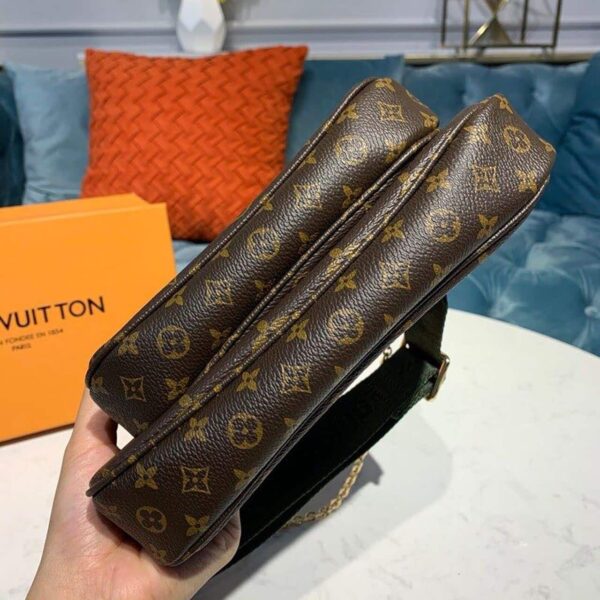 1:1 Replica Louis Vuitton LV Multi Pochette Accessoires Monogram Canvas Luxury Bag for Women M44813 - 24cm