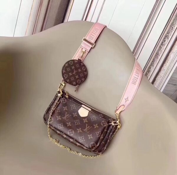 1:1 Replica Louis Vuitton LV Multi Pochette Accessoires Monogram Canvas Luxury Bag For Women M44840 - 24cm