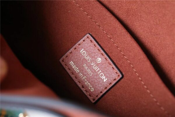 1:1 Replica Louis Vuitton LV Mylockme Chain Bag Brown/ Quartz White Luxury Bag For Women - 8.9in/22.5cm