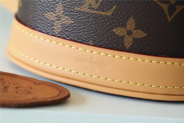 1:1 Replica Louis Vuitton LV Nano Bucket Bag Monogram Canvas Brown Luxury Bag For Women Brown - 6.7in/17cm