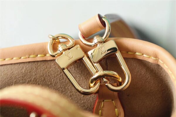 1:1 Replica Louis Vuitton LV Nano Bucket Bag Monogram Canvas Brown Luxury Bag For Women Brown - 6.7in/17cm