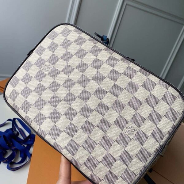 1:1 Replica Louis Vuitton LV NéoNoé MM Damier Azur Canvas Luxury Bag For Women N40153 - 10.2in/26cm