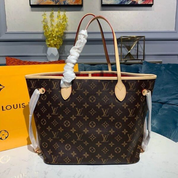 1:1 Replica Louis Vuitton LV Neverfull MM Monogram Canvas Luxury Bag For Women M41177 - 12.2in/31cm
