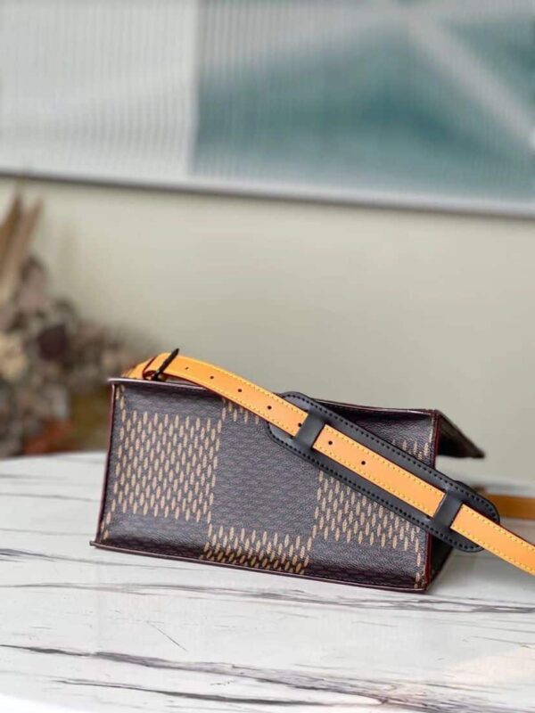 1:1 Replica Louis Vuitton LV Nigo Mini Damier Ebene And Monogram Canvas Luxury Bag For Women N40355 -35cm