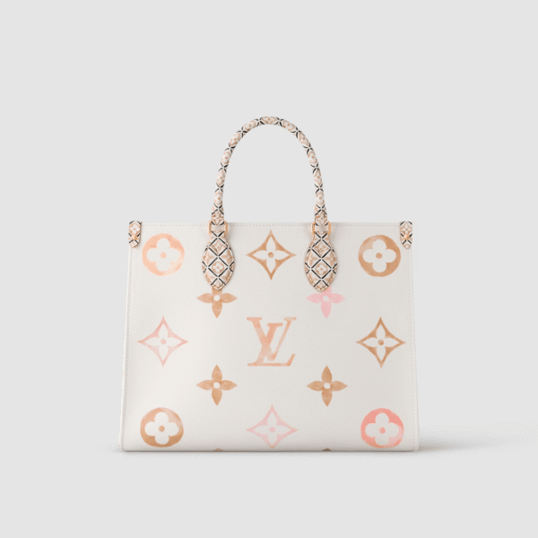 1:1 Replica Louis Vuitton LV OnTheGo MM Beige Essential Bag For Women M22975 - 35cm/ 13.8in