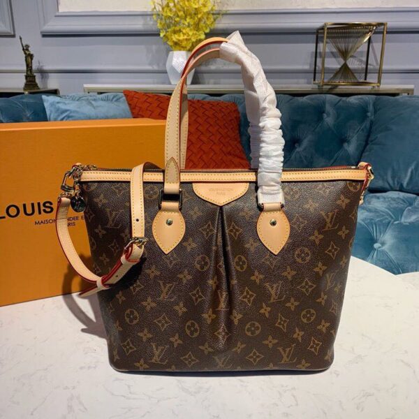 1:1 Replica Louis Vuitton LV Palermo PM Monogram Canvas Luxury Bag For Women M40145 - 11.6in/29.5cm