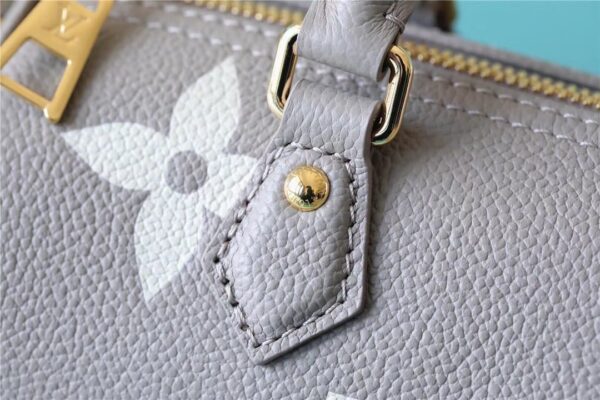 1:1 Replica Louis Vuitton LV Papillon BB Monogram Empreinte Tourterelle / Creme Beige Luxury Bag For Women M46031 - 7.9in/20cm
