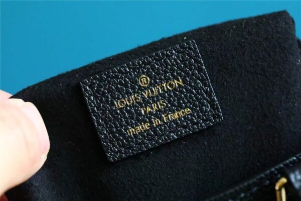 1:1 Replica Louis Vuitton LV Petit Sac Plat Monogram Empreinte Leather Luxury Bag M81416 - 17cm