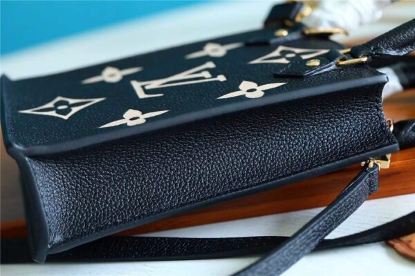 1:1 Replica Louis Vuitton LV Petit Sac Plat Monogram Empreinte Leather Luxury Bag M81416 - 17cm