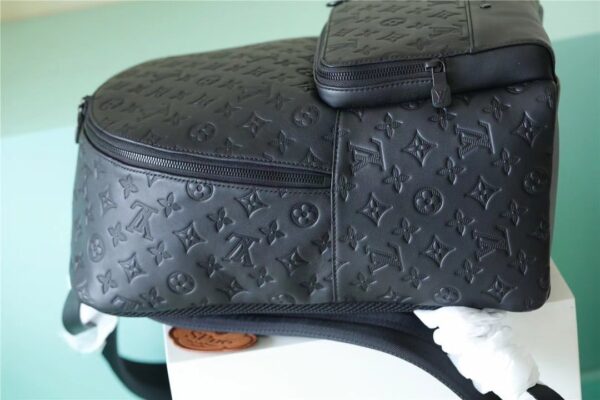 1:1 Replica Louis Vuitton LV Racer Backpack Monogram Shadow Leather Unique Bag For Men M46109 - 41cm