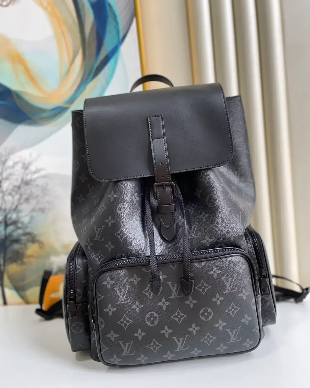louis-vuitton-replica-backpack-trio-monogram-eclipse-black-m45538
