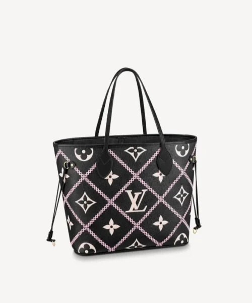 louis-vuitton-replica-neverfull-mm-monogram-empreinte-black-m46040