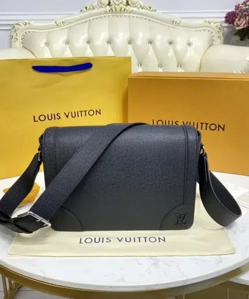louis-vuitton-replica-new-flap-messenger-taiga-black-m30807