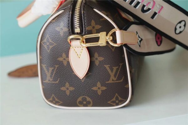 1:1 Replica Louis Vuitton LV Speedy Bandoulière 20 Monogram Canvas Black Luxury Bag For Women M46234 - 20cm/7.9in