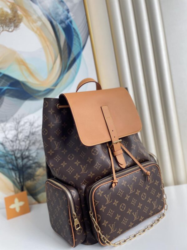 1:1 Replica Louis Vuitton LV Backpack Trio Monogram Canvas By Virgil Abloh Unique bag For Men M44658 - 44cm