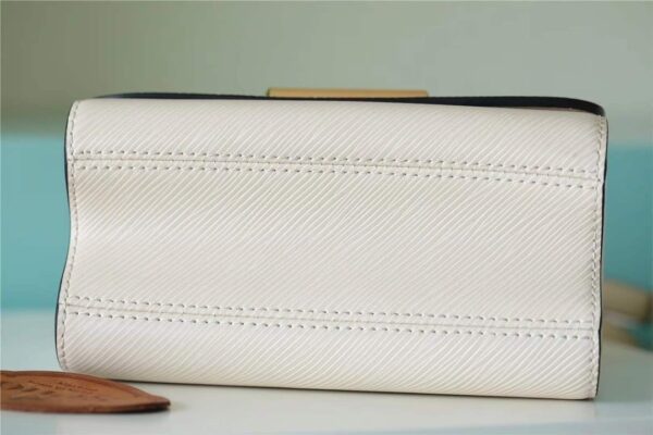 1:1 Replica Louis Vuitton LV Twist MM Epi White Luxury Bag For Women M21111 - 9.1in/23cm