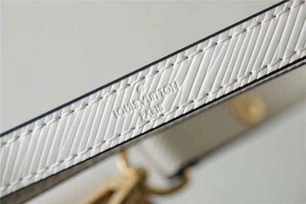 1:1 Replica Louis Vuitton LV Twist MM Epi White Luxury Bag For Women M21111 - 9.1in/23cm