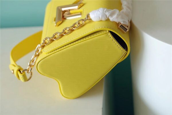 1:1 Replica Louis Vuitton LV Twist PM Epi Yellow Luxury Bag For Women - 7.5in/19cm