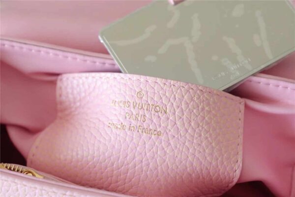 1:1 Replica Louis Vuitton LV Twist PM Grain Pink Luxury Bag For Women M20699 - 7.5in/19cm