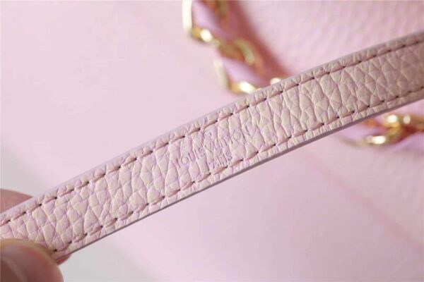 1:1 Replica Louis Vuitton LV Twist PM Grain Pink Luxury Bag For Women M20699 - 7.5in/19cm