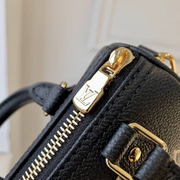 1:1 Replica Louis Vuitton LV Nano Speedy Bicolor Monogram Empreinte Leather Luxury Bag For Women M81457 - 6.3in/16cm