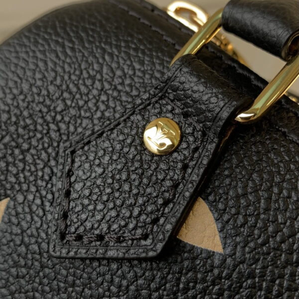 1:1 Replica Louis Vuitton LV Nano Speedy Bicolor Monogram Empreinte Leather Luxury Bag For Women M81457 - 6.3in/16cm
