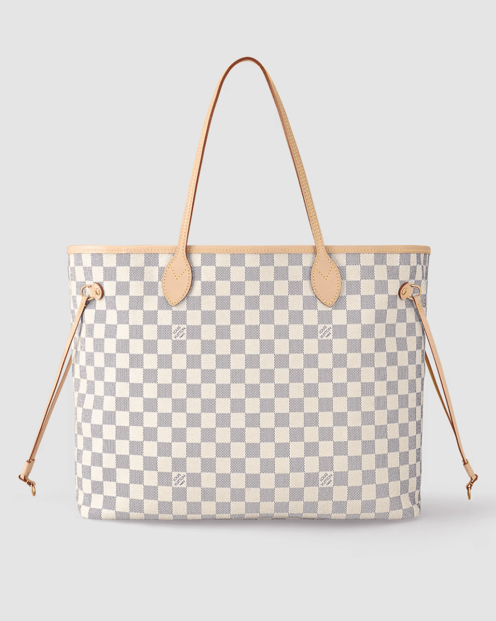 1:1 Replica Louis Vuitton LV Neverfull GM Damier Azur Canvas Luxury Bag For Women N41360 - 15.4in/39cm