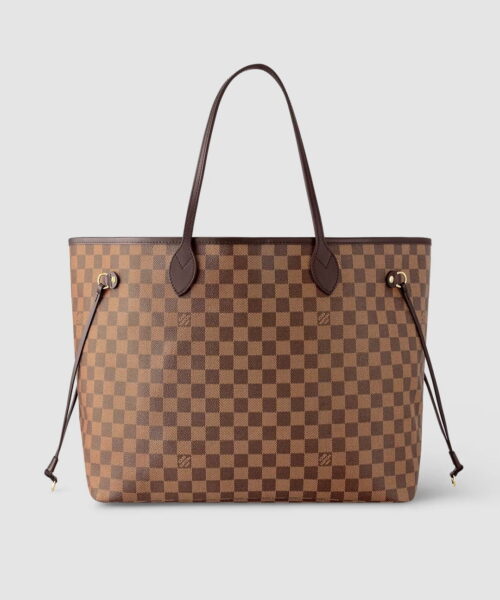 1:1 Replica Louis Vuitton LV Neverfull GM Damier Ebene Canvas Luxury Bag For Women N41357 - 15.7in/40cm