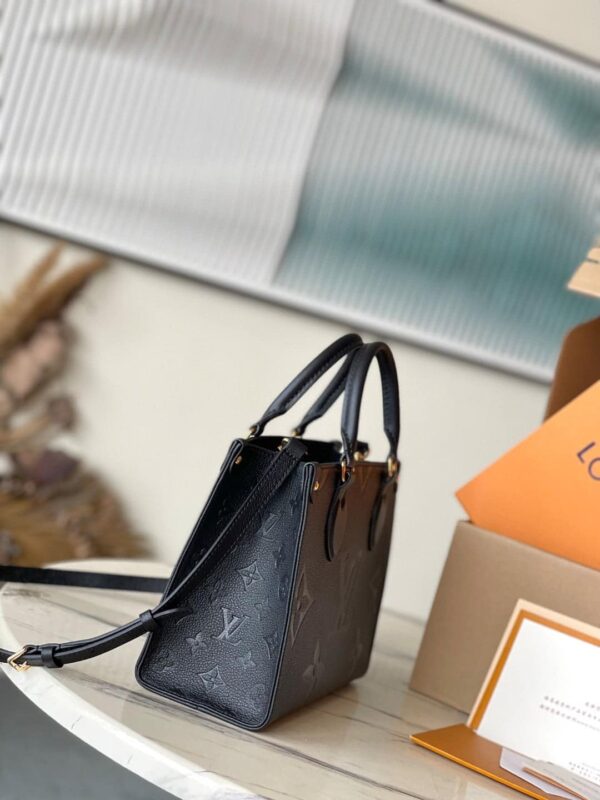 1:1 Replica Louis Vuitton LV OnTheGo PM Monogram Empreinte Lether Luxury Bag For Women M45653 - 9.8in/25cm