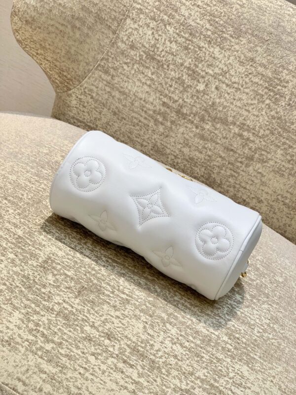 1:1 Replica Louis Vuitton LV Papillon BB Bubblegram Leather Luxury Bag For Women M59827 - 20cm