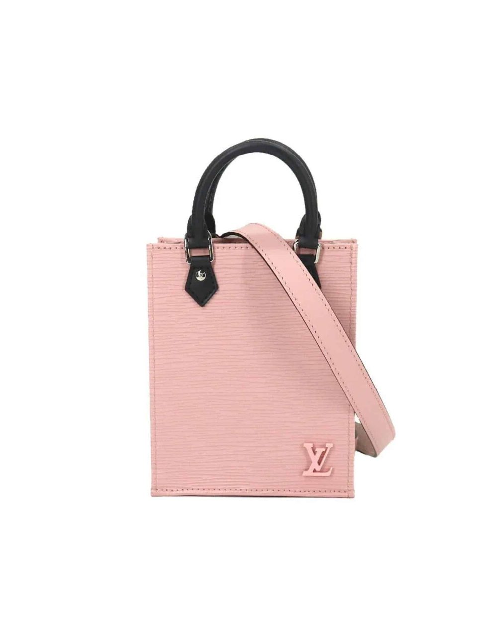 1:1 Replica Louis Vuitton LV Petit Sac Plat Light Pink/Yellow/Pink/Blue/White Essential Bag For Women 6.6in/17cm