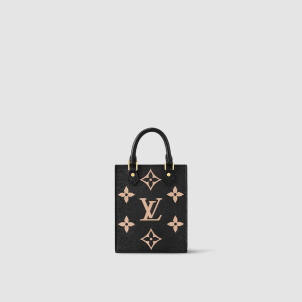 1:1 Replica Louis Vuitton LV Petit Sac Plat Monogram Empreinte Leather Luxury Bag M81416 - 17cm