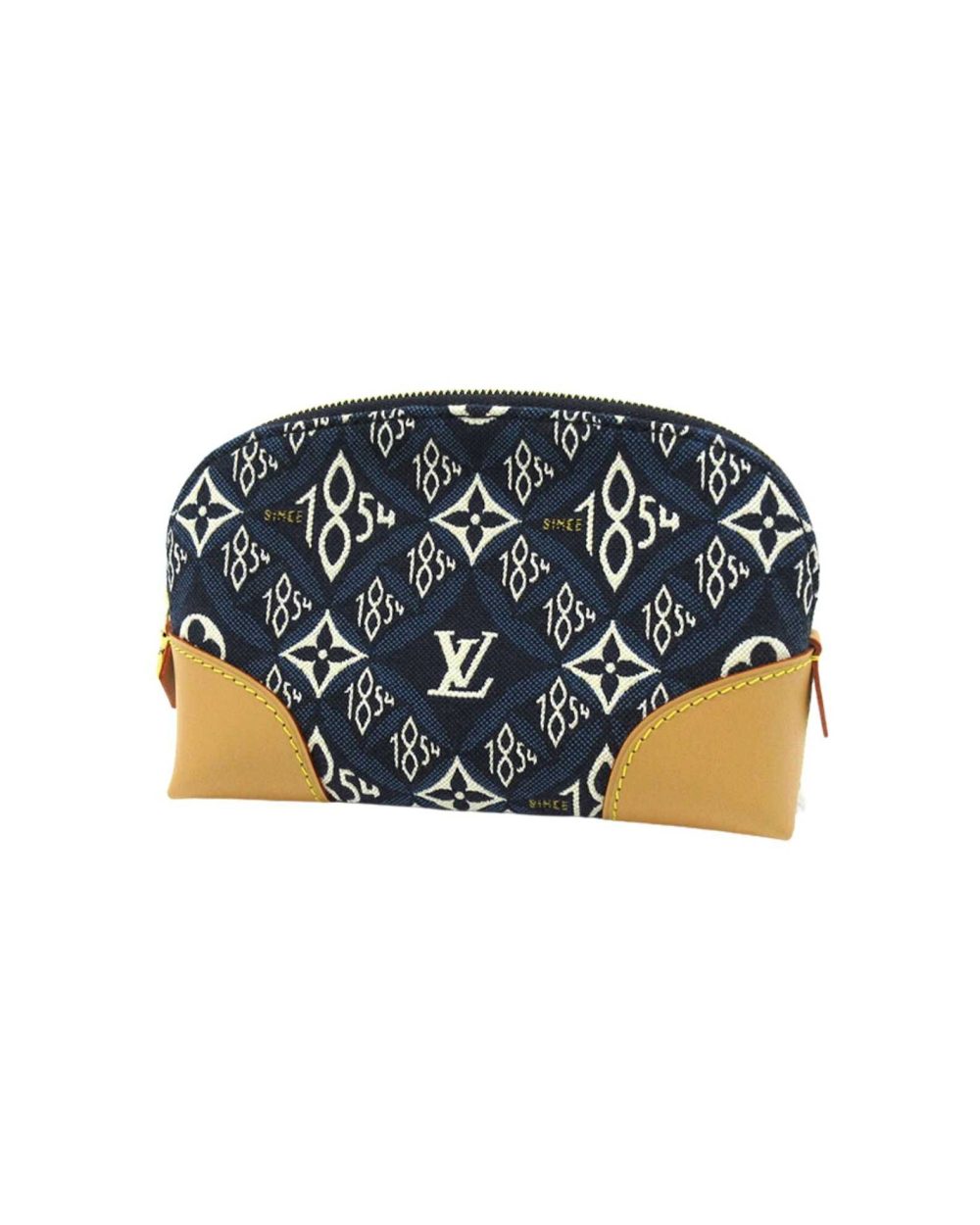 1:1 Replica Louis Vuitton LV Since 1854 Pochette Cosmetique PM Blue Essential  Bag For Women 19 cm/ 7.5 in