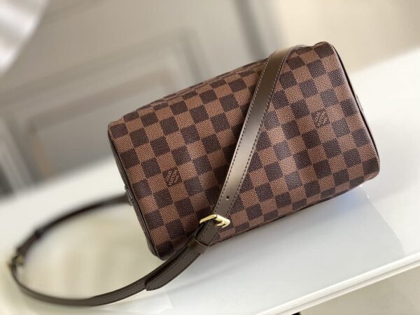 1:1 Replica Louis Vuitton LV Speedy Bandoulière 25 Damier Ebene Canvas Luxury Bag For Women N41368 - 9.8in/25cm