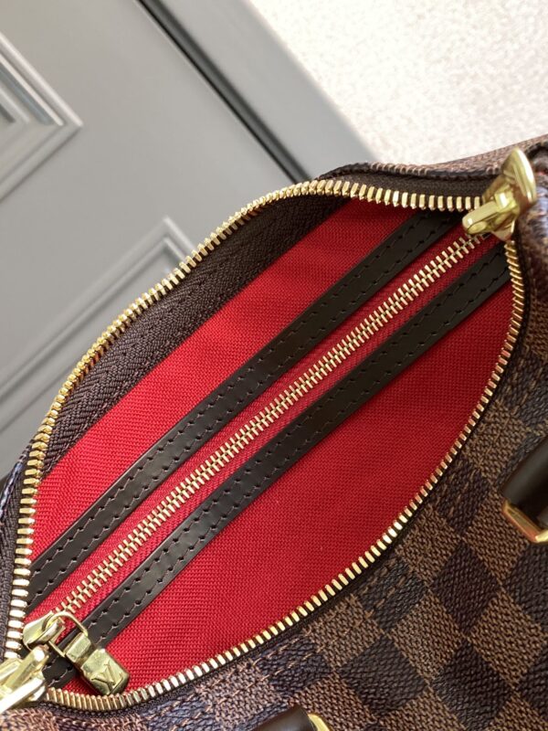 1:1 Replica Louis Vuitton LV Speedy Bandoulière 25 Damier Ebene Canvas Luxury Bag For Women N41368 - 9.8in/25cm