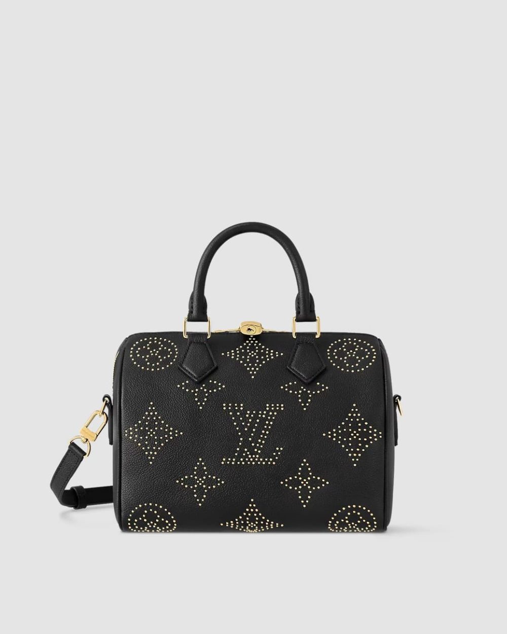 1:1 Replica Louis Vuitton LV Speedy Bandoulière 25 Monogram Empreinte Leather Luxury Bag For Women M46736- 9.8 Inches/ 24.8 Cm
